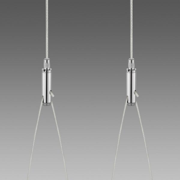 SUSPENSIÓN X PANEL R 2520 NÍQUEL
