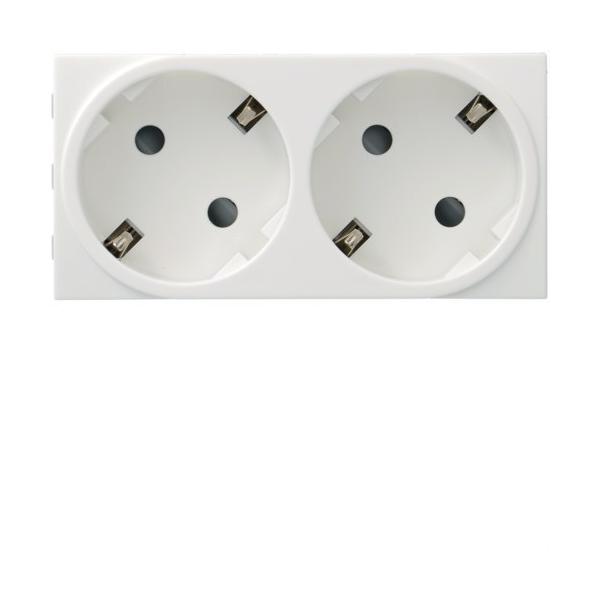 TOMA SCHUKO SYSTO DOBLE V2 BLANCO