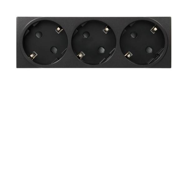 TOMA SCHUKO SYSTO TRIPLE V2 NEGRO