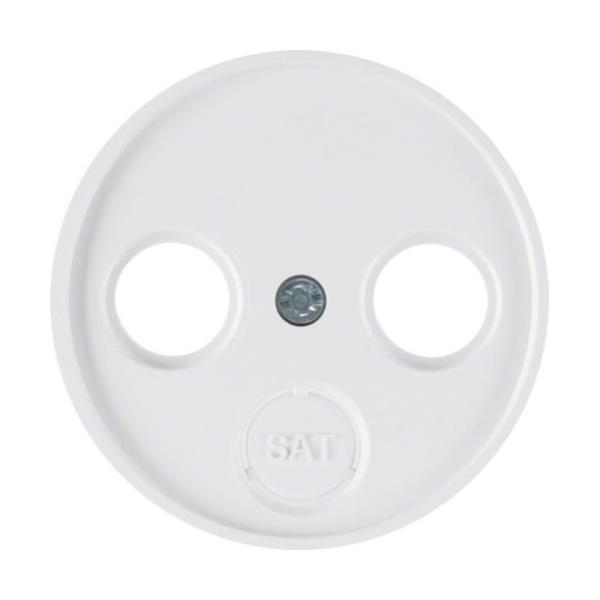 TAPA TV RCLASSIC CON 2-3 ELEMENTOS BLANCO POLAR BRILLO