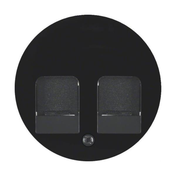 TAPA PROTECCIÓN SUCIEDAD PORTAETIQUETAS DOBLE R1/R3 NEGRO