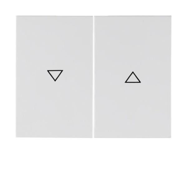 TECLA DOBLE CON FLECHA K1 BLANCO POLAR