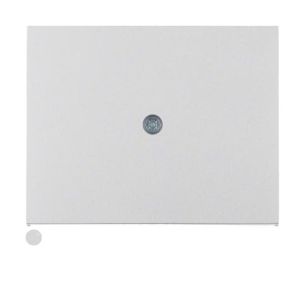 TAPA K.1/K.5 SALIDA CABLE S BLANCO POLAR BRILLO