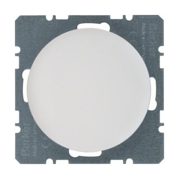 TAPA CIEGA R1/R3 CON TAPA CENTRAL BLANCO POLAR BRILLO