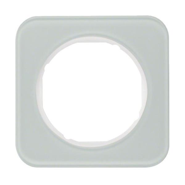 MARCO R1 CON 1 ELEMENTO CRISTAL BLANCO POLAR