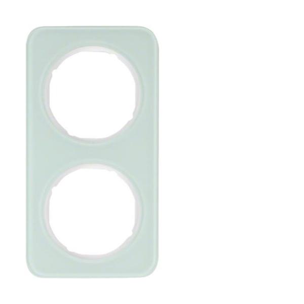 MARCO R1 CON 2 ELEMENTOS CRISTAL BLANCO POLAR