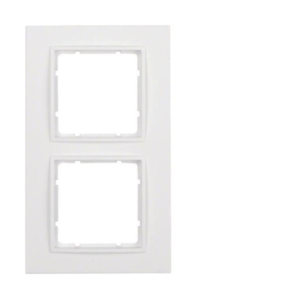 MARCO B7 CON 2 ELEMENTOS BLANCO POLAR MATE