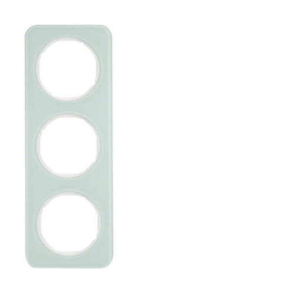 MARCO R1 CON 3 ELEMENTOS CRISTAL BLANCO POLAR