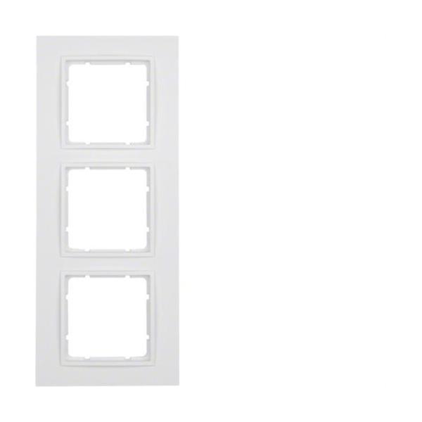 MARCO B7 CON 3 ELEMENTOS BLANCO POLAR MATE