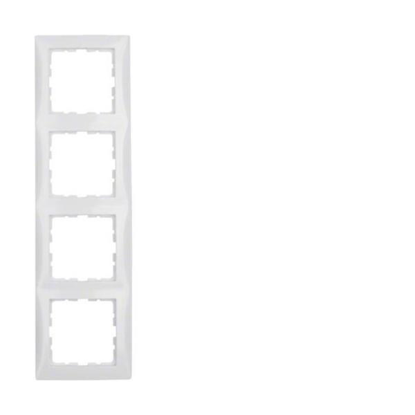 MARCO CON 4 ELEMENTOS 1 BRILLO BLANCO POLAR