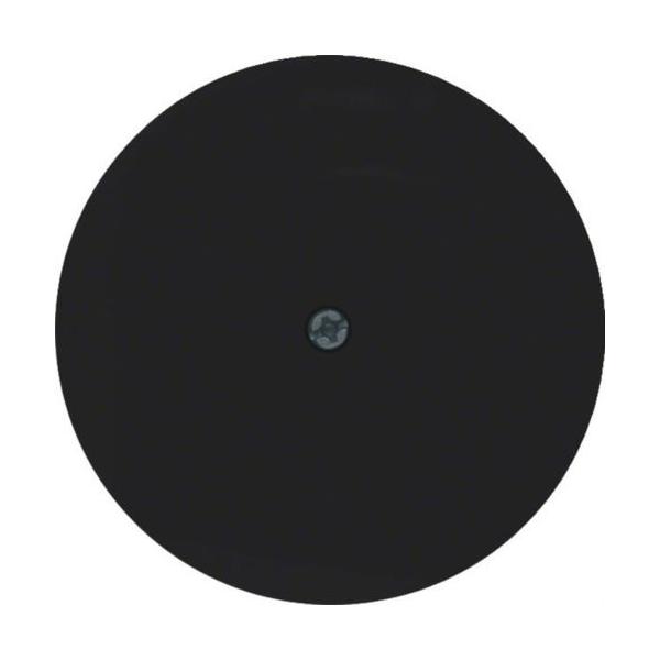 TAPA SALIDA CABLE RCLASSIC NEGRO BRILLO