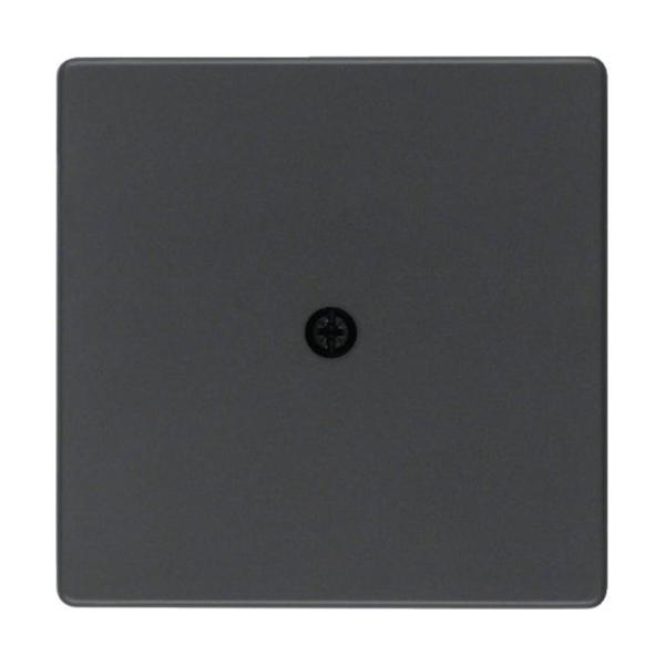 PLACA SALIDA CABLE Q.1/Q.3 ANTRACITA ATERCIOPELADO