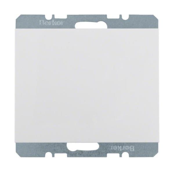 PLACA CIEGA CON BASTIDOR K1 BLANCO POLAR