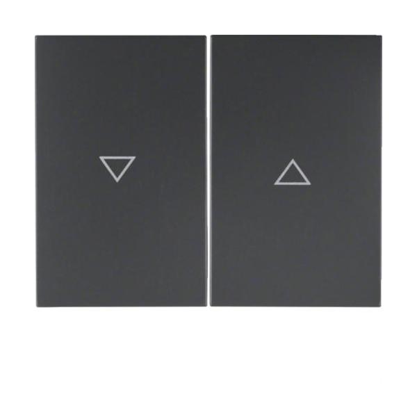 TECLA DOBLE CON FLECHA IMPRESO K1 ANTRACITA