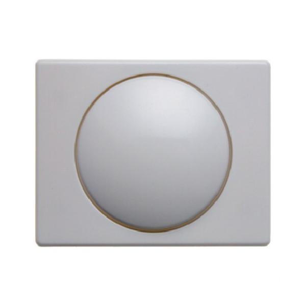 PLACA CON BOTÓN REGULADOR PLÁSTICO BLANCO POLAR ARSYS