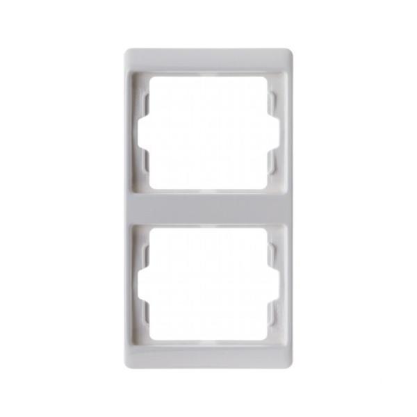 MARCO BLANCO POLAR CON 2 ELEMENTOS VERTICALES ARSYS PLÁSTICO