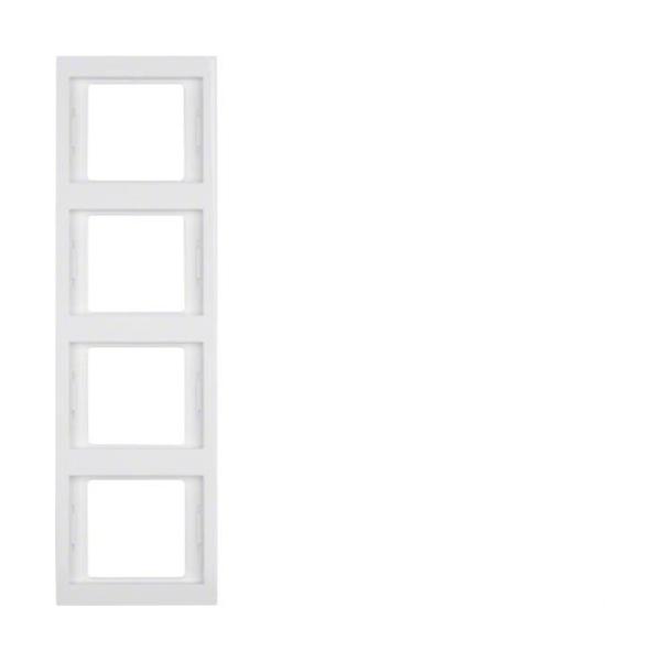 MARCO CON 4 ELEMENTOS VERTICALES K1 BLANCO POLAR