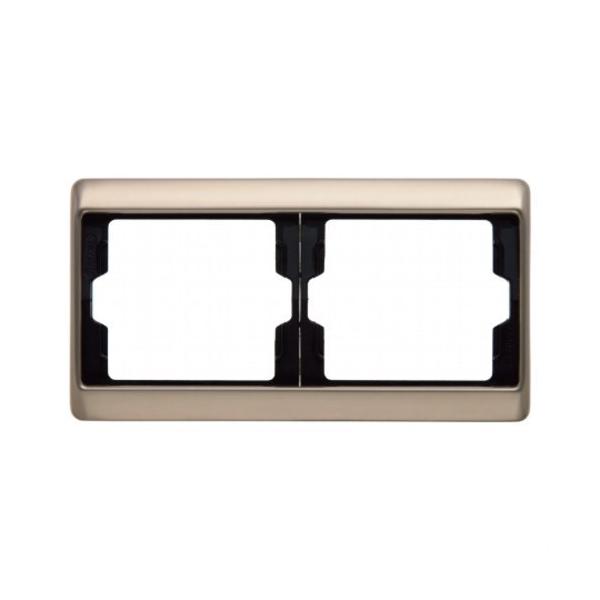 MARCO CON 2 ELEMENTOS HORIZONTAL ARSYS BRONCE CLARO