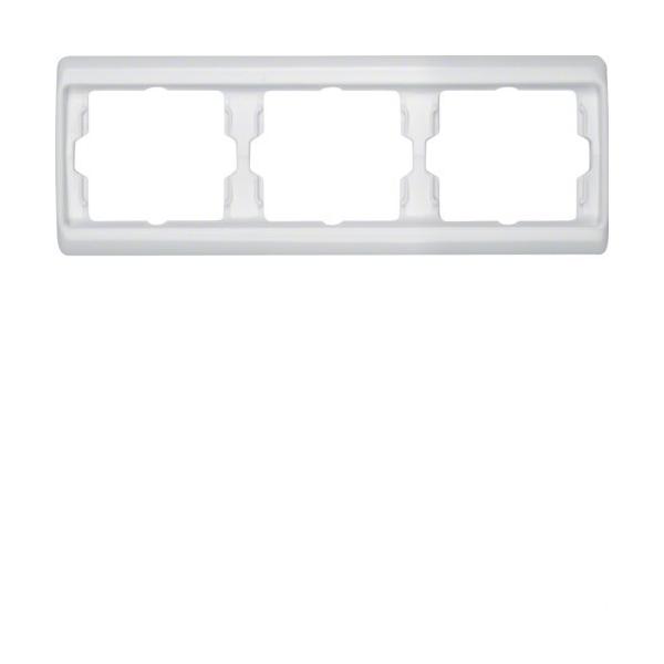 MARCO BLANCO POLAR CON 3 ELEMENTOS HORIZONTALES ARSYS PLÁSTICO