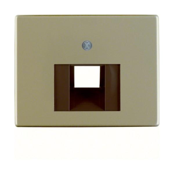 PLACA CENTRAL CON 1 TOMA ARSYS BRONCE
