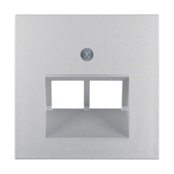 PLACA CENTRAL PARA CONECTOR DOBLE B1/B7 ALUMINIO