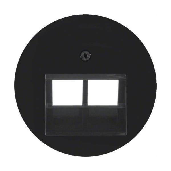 TAPA FCC DOBLE RCLASSIC NEGRO BRILLO