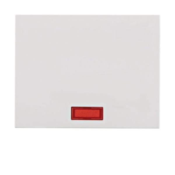 TECLA CON LENTE PARA INTERRUPTOR K1 BLANCO POLAR