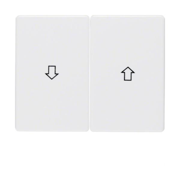 TECLA DOBLE CON FLECHA PLÁSTICO BLANCO POLAR ARSYS