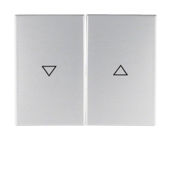 TECLA DOBLE CON FLECHA IMPRESO K5 ALUMINIO