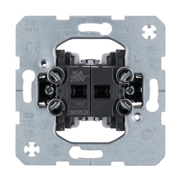 DOBLE INTERRUPTOR CON ENCLAVAMIENTO PERSIANAS BASCULANTES 10/250