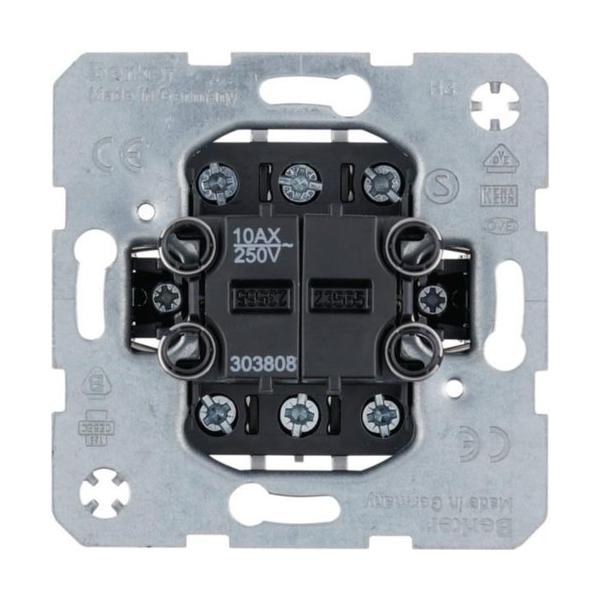 MECANISMO CONMUTADOR DOBLE 10A/250V