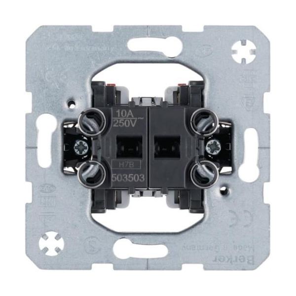 MECANISMO PULSADOR DOBLE MARCHA-MARCHA ALIMENTACIÓN INDICADOR BASCULANTE