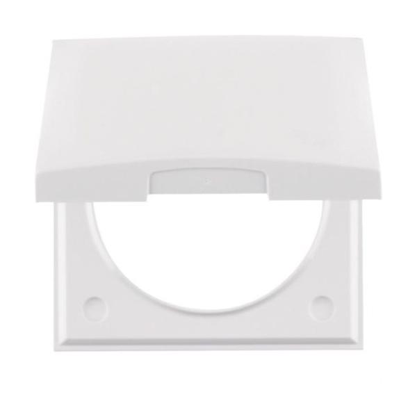 MARCO CON 1 ELEMENTO CON TAPA INTEGRO BLANCO POLAR