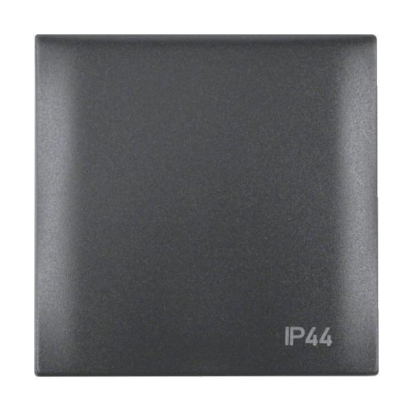 MARCO CON TAPA+TEXTO IP44 IMPRESO ANTRACITA