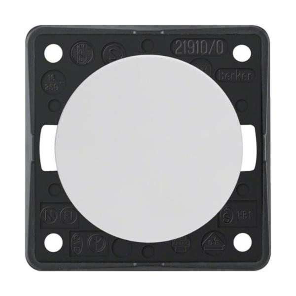 PULSADOR INTEGRO 10A 250V PARA TORNILLO BLANCO POLAR