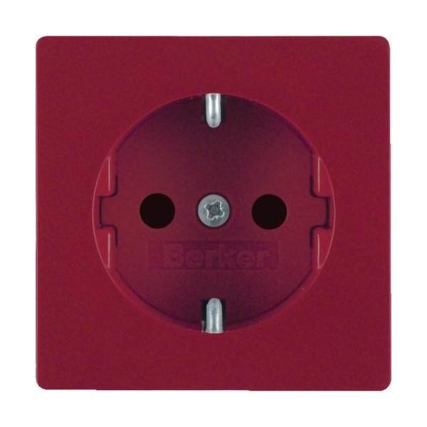 TAPA PARA SCHUKO Q.X ROJO