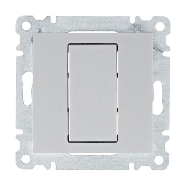 TAPA CIEGA LUMINA PLATA