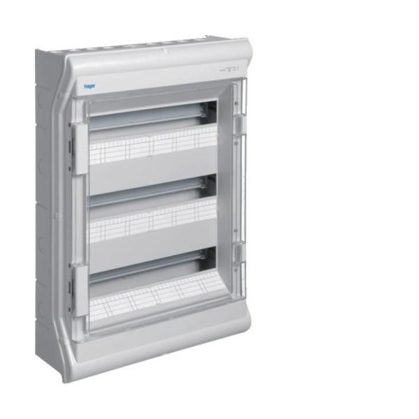 CAJA DISTRIBUCIÓN VECTOR VE SUPERFICIE CON 3 FILAS 54 IP55