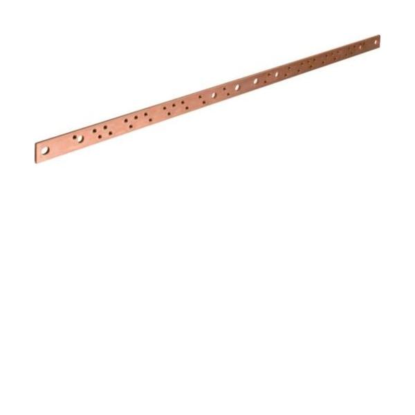 PLETINA COBRE ROSCADA 1750mm M6 30x5 880mm