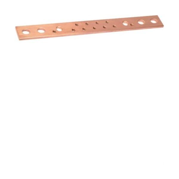 PLETINA COBRE ROSCADA 1750mm M6 30x5 280mm