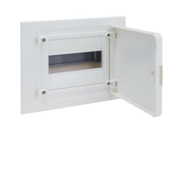 CAJA EMPOTRAR GOLF VF CON 1 FILA 8 MÓDULOS OPACO BLANCA REGLETA