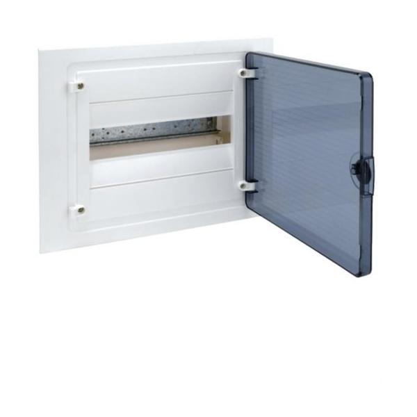 CAJA EMPOTRAR GOLF VF CON 1 FILA 12 MÓDULOS TRANSPARENTE REGLETA