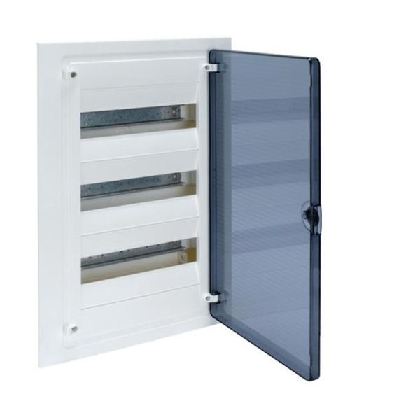 CAJA EMPOTRAR GOLF VF CON 3 FILAS 36 MÓDULOS TRANSPARENTE REGLETA