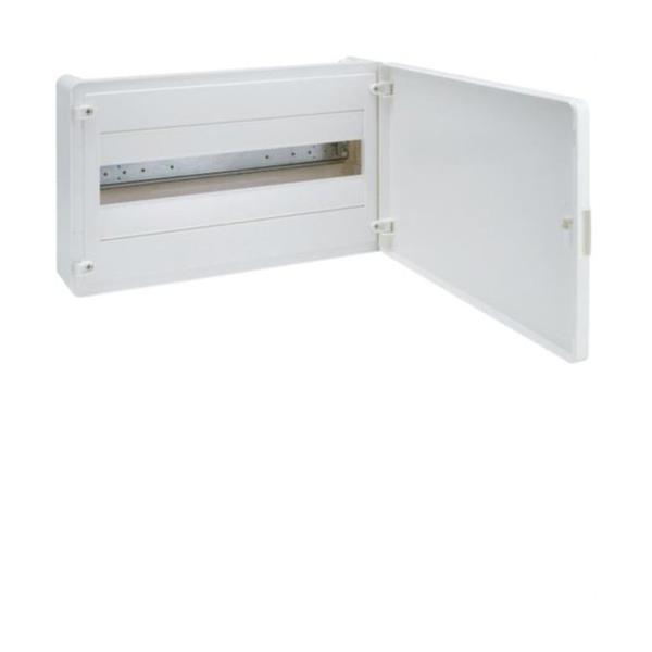 CAJA DE SUPERFICIE GOLF VF CON 1 FILA 18 MÓDULOS OPACA BLANCA+QC