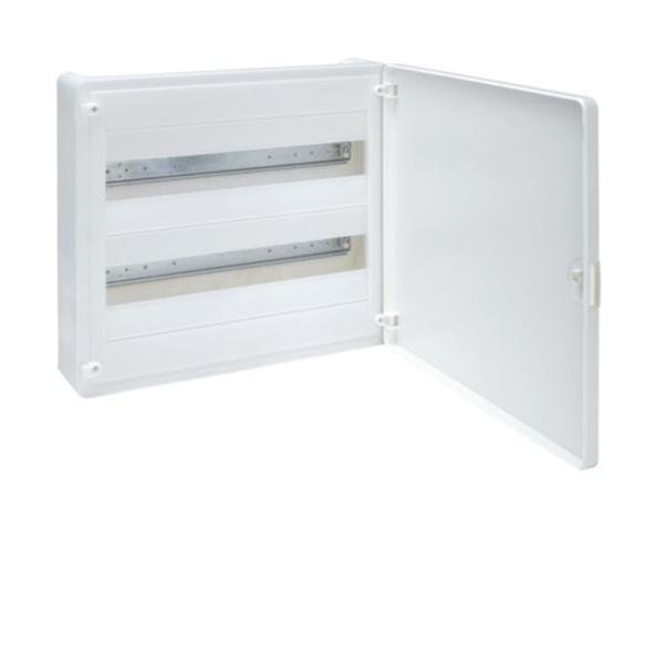 CAJA DE SUPERFICIE GOLF VF CON 2 FILAS 36 MÓDULOS OPACA BLANCA+QC