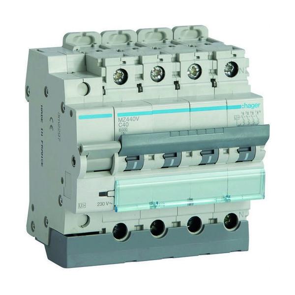 INTERRUPTOR AUTOMTICO GENERAL+LIMITADOR SOBRETENSIN PERMANENTE 4P 40A