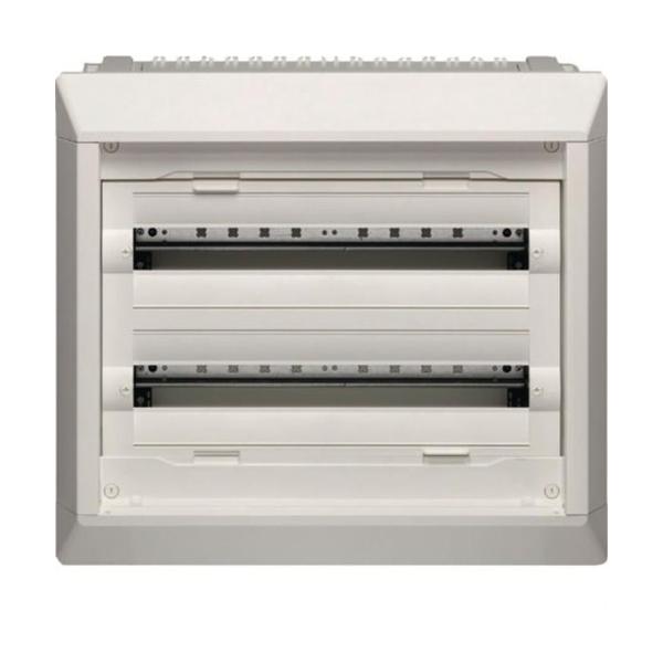 CAJA DISTRIBUCIÓN EMPOTRABLE VEGA-D CON 2 FILAS 48 MÓDULOS SIN PUERTA