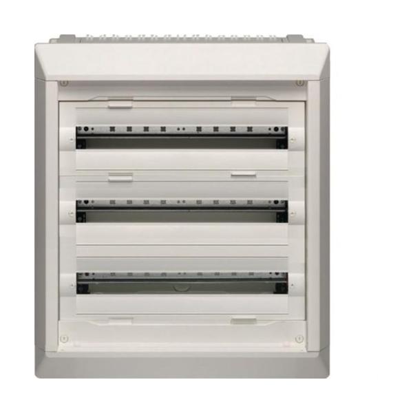 CAJA DISTRIBUCIÓN EMPOTRABLE VEGA-D CON 3 FILAS 72 MÓDULOS SIN PUERTA