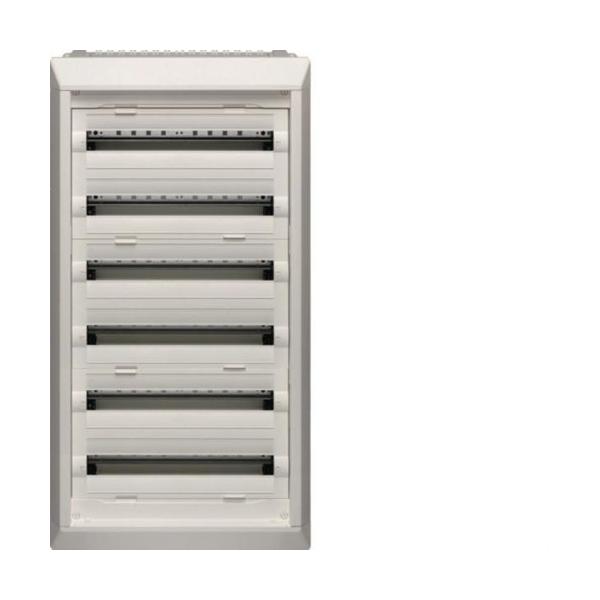 CAJA DISTRIBUCIÓN EMPOTRABLE VEGA-D CON 6 FILAS 144 MÓDULOS SIN PUERTA