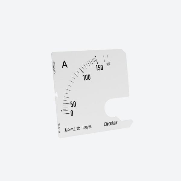 ESCALA AMPERMETRO SEC 72 75/5A PARA MEDIDA EN CORRIENTE ALTERNA